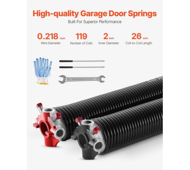 Garažo vartų sukimo spyruoklės1