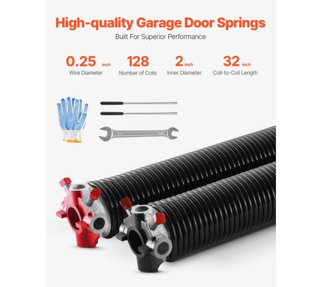 Garažo durų susukamos spyruoklės su strypais1