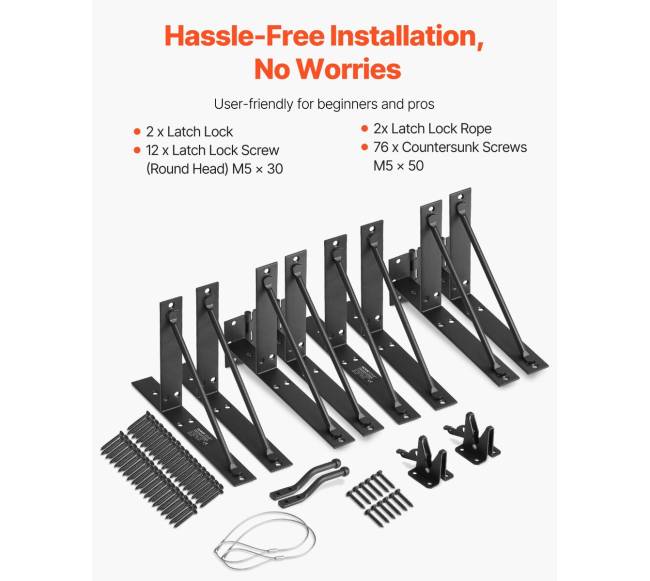 Vartų kampo laikiklio komplektas5