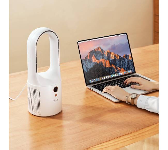 Nešiojamas beventilinis stalo ventiliatorius 33cm7