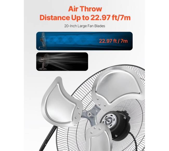 2 vnt. 50 cm pramoniniai grindų ventiliatoriai3