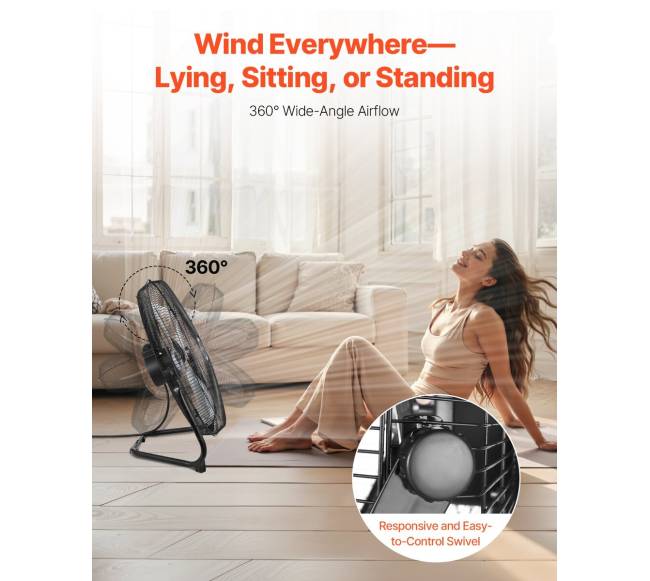 2 vnt. 50 cm pramoniniai grindų ventiliatoriai4