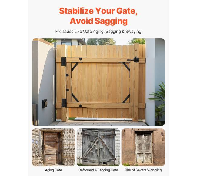 Vartų kampinis laikiklio komplektas1