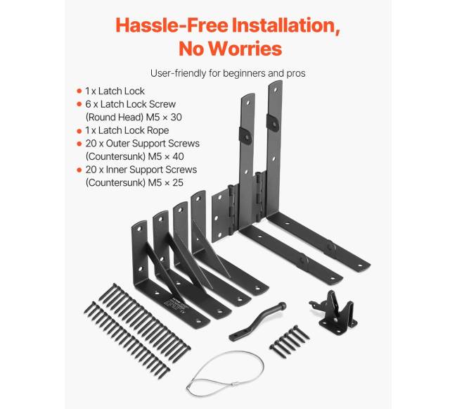 Vartų kampinis laikiklio komplektas5