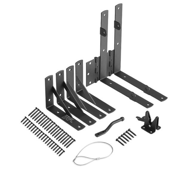 Vartų kampinis laikiklio komplektas9