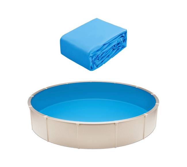 Apvalus baseino įdėklas 18 pėdų unibead 120 cm0