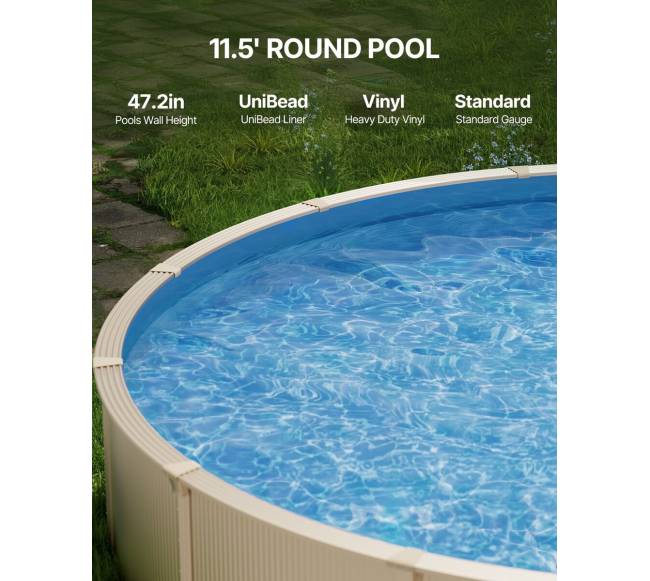 Apvalus baseino įdėklas 18 pėdų unibead 120 cm1