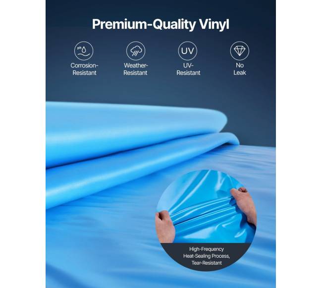 Apvalus baseino įdėklas 18 pėdų unibead 120 cm4