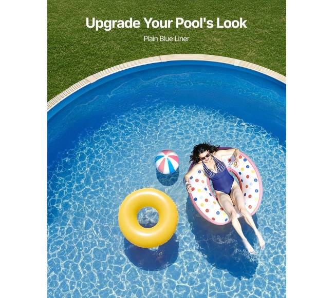 Apvalus baseino įdėklas 18 pėdų unibead 120 cm5