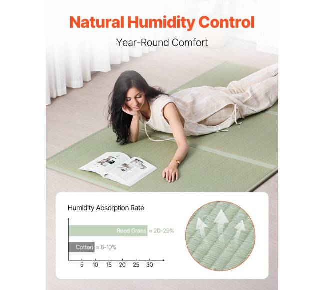 Japoniška tataminė čiužinio danga3