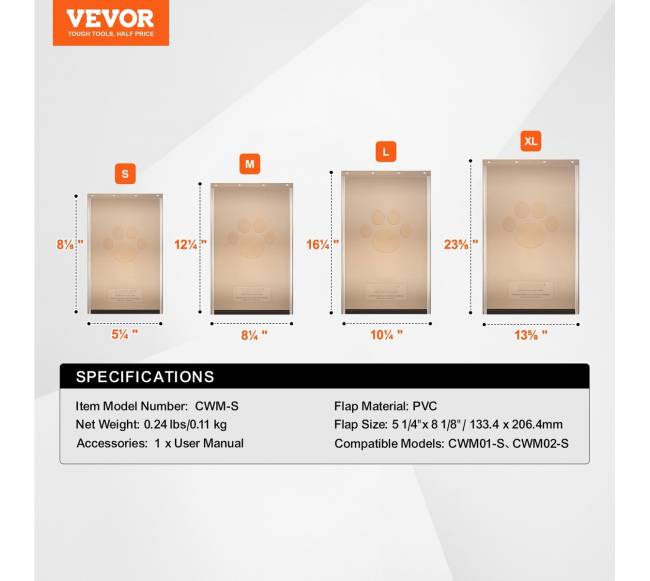 Naminių gyvūnų durelių keičiamas atvartas6