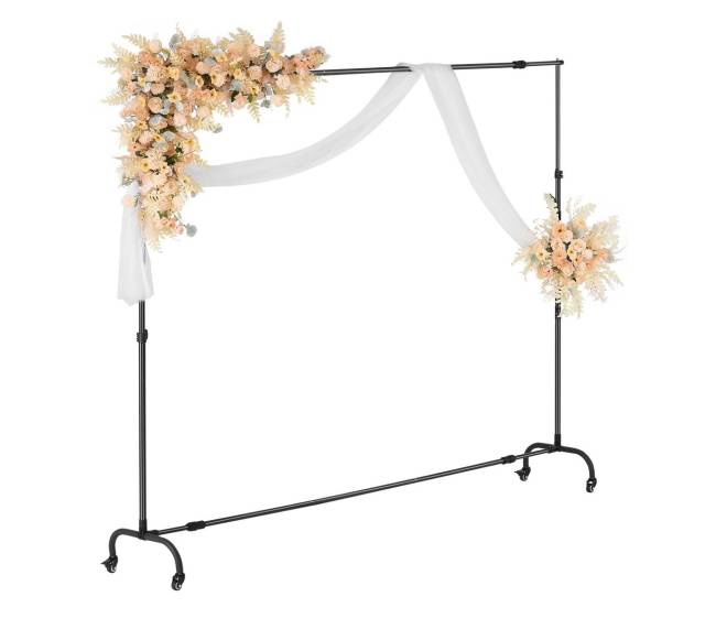 Fotosienelės stovas 213 x 300 cm su ratukais0