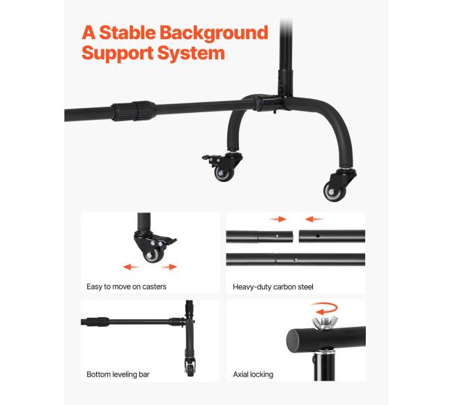 Fotosienelės stovas 213 x 300 cm su ratukais3