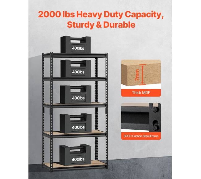 Penkių aukštų garažo lentynos1