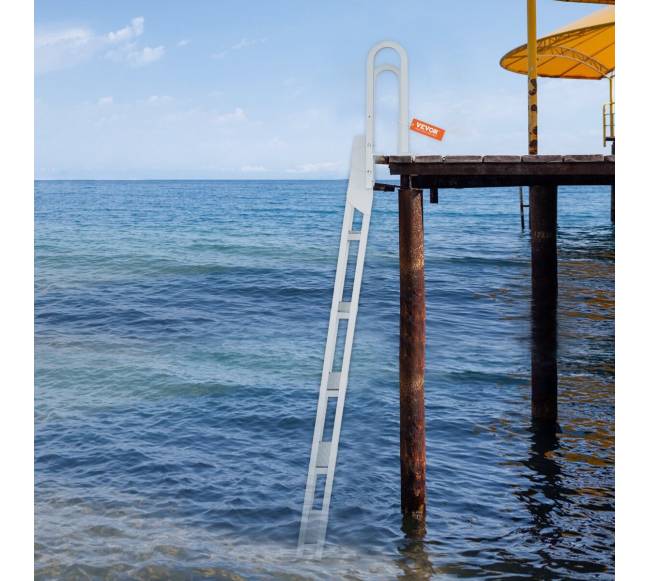 Aliuminės kopėčios prieplaukai, 5 pakopos7