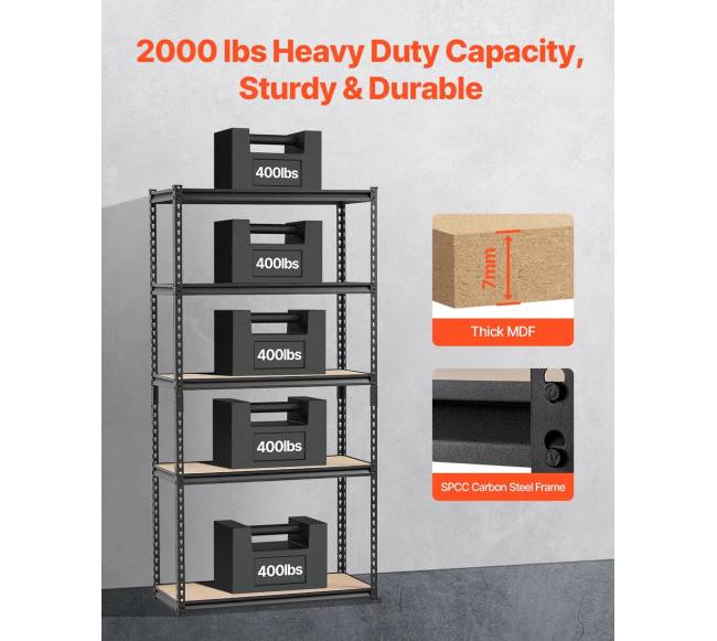 Sandėliavimo lentynos 16 x 36 x 71,4 cm1