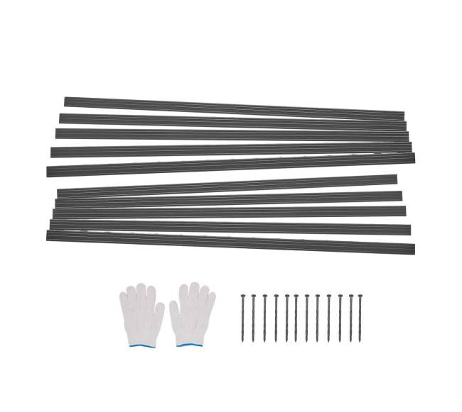 Metaliniai bordiūrai sodui ir kiemui0