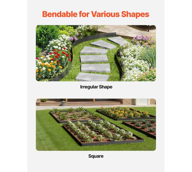 Metaliniai bordiūrai sodui ir kiemui2