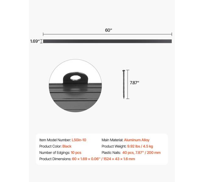 Metaliniai bordiūrai sodui ir kiemui6