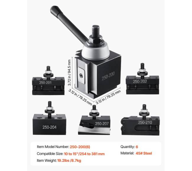 Greito keitimo įrankių laikiklių rinkinys staklėms6