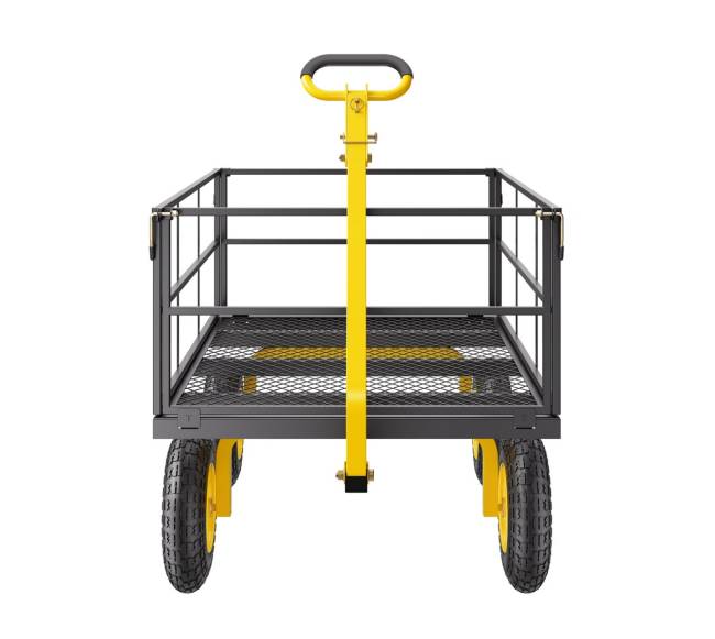 Plieninis sodo vežimėlis su 635 kg talpa10