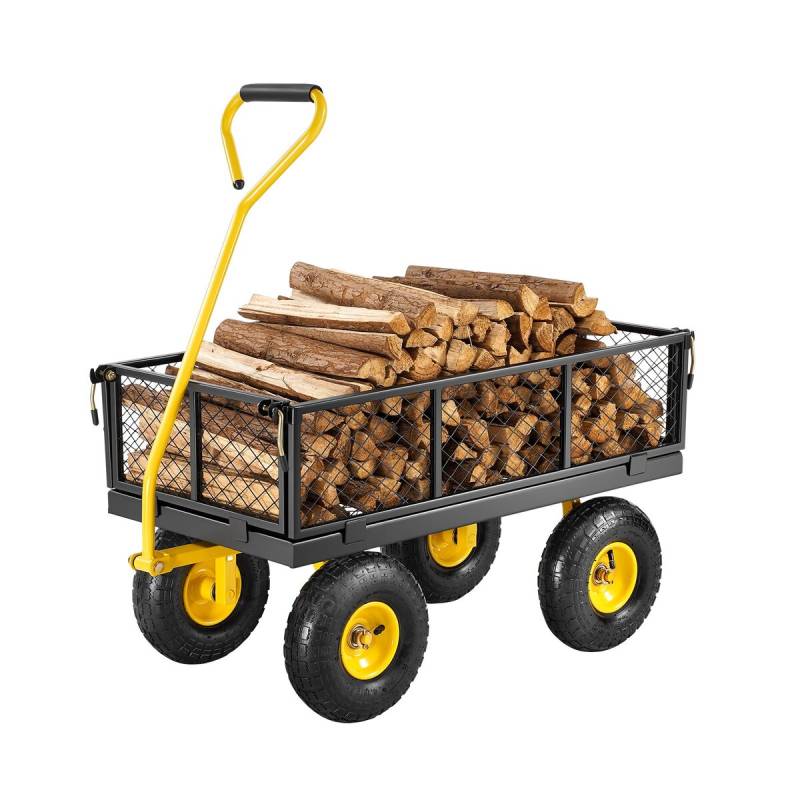 Plieninė sodo vėžimėlis vežimėlis 226 kg talpos0