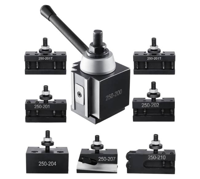 Greito pakeitimo staklių laikiklių rinkinys 10-15 cm tekinimo staklių0