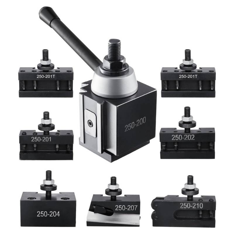 Greito pakeitimo staklių laikiklių rinkinys 10-15 cm tekinimo staklių0