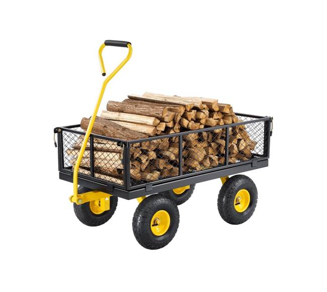 Plieninė sodo vežimėlis 408 kg talpa0