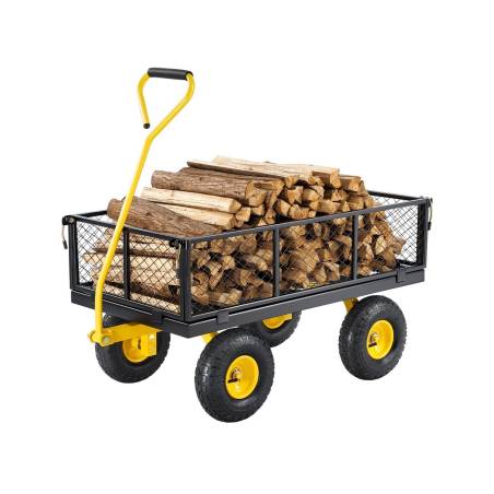 Plieninė sodo vežimėlis 408 kg talpa0