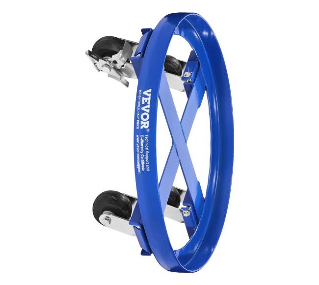 55 galonų statinės vežimėlis su 4 ratukais10