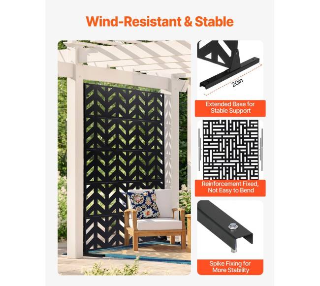 Metalinė lauko privatumo užtvara2