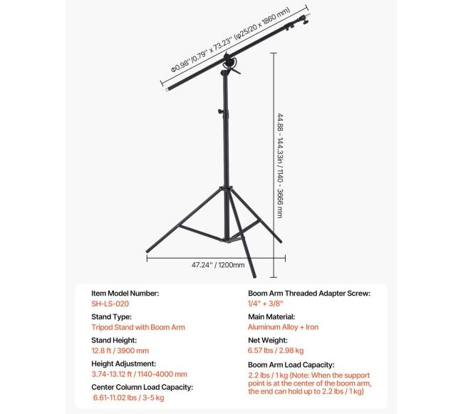 Stovas šviesai su oro pagalvėle ir strėle5