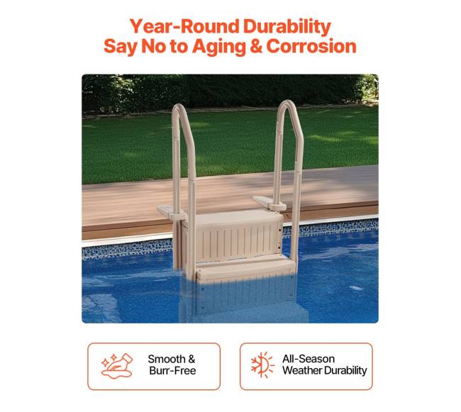 Baseino kopėčios su 3 pakopomis ir 2 turėklais4