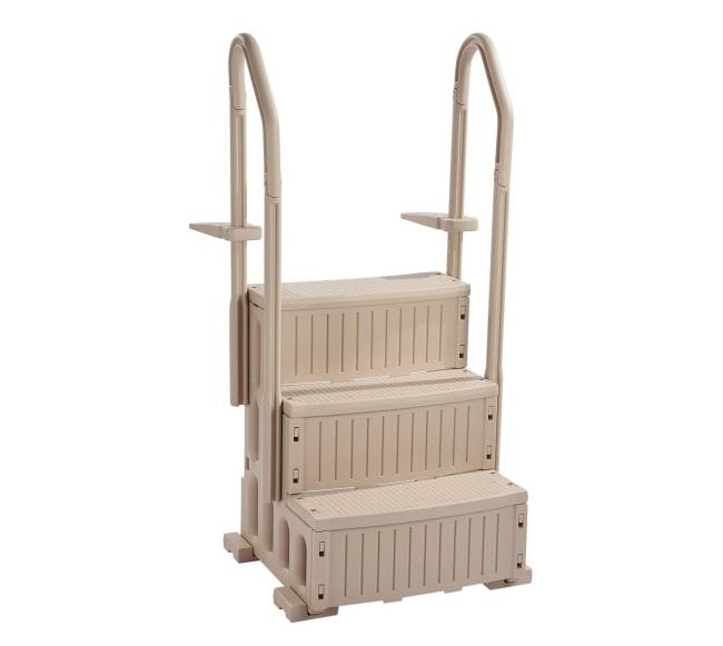 Baseino kopėčios su 3 pakopomis ir 2 turėklais8