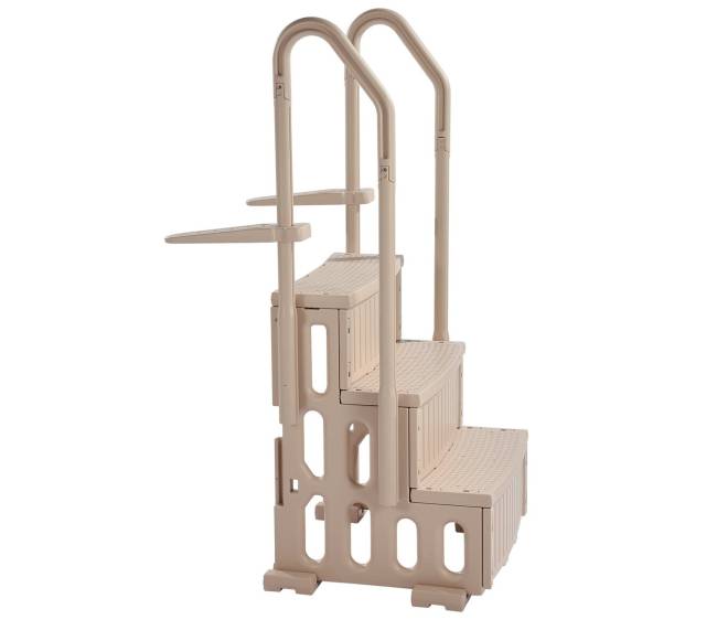 Baseino kopėčios su 3 pakopomis ir 2 turėklais10