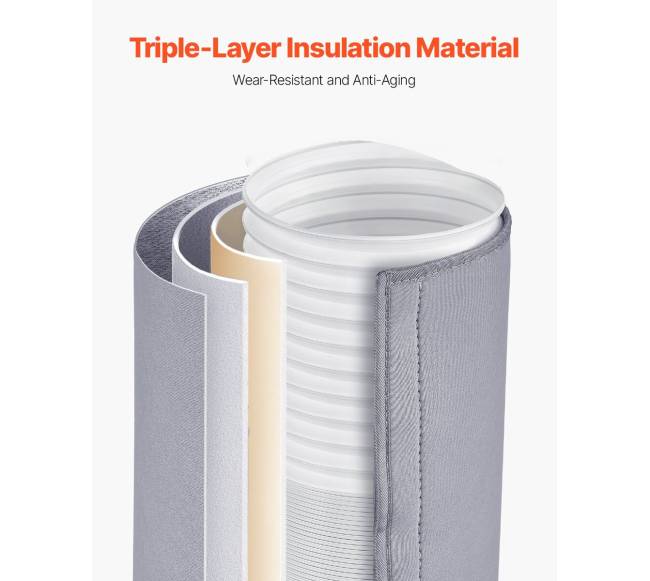 Kondicionieriaus žarnos izoliacinis dangtelis2