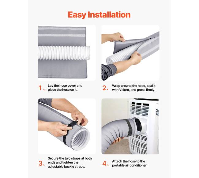 Kondicionieriaus žarnos izoliacinis dangtelis3