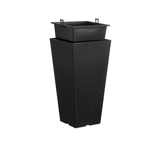 Aukštaus vazonų dviejų kvadratinių komplektas10