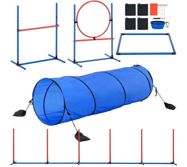 Šunų treniruočių įranga su kliūtimis0