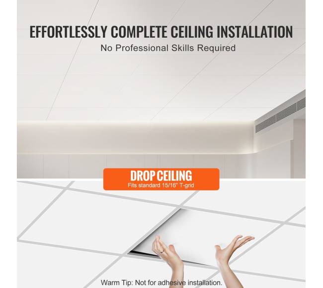 Baltos lubų plytelės iš pvc, 12 vnt.4