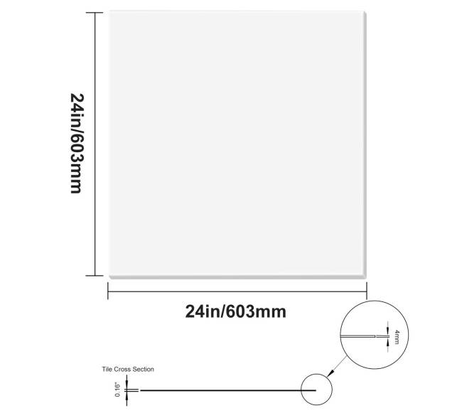 Baltos lubų plytelės iš pvc, 12 vnt.8