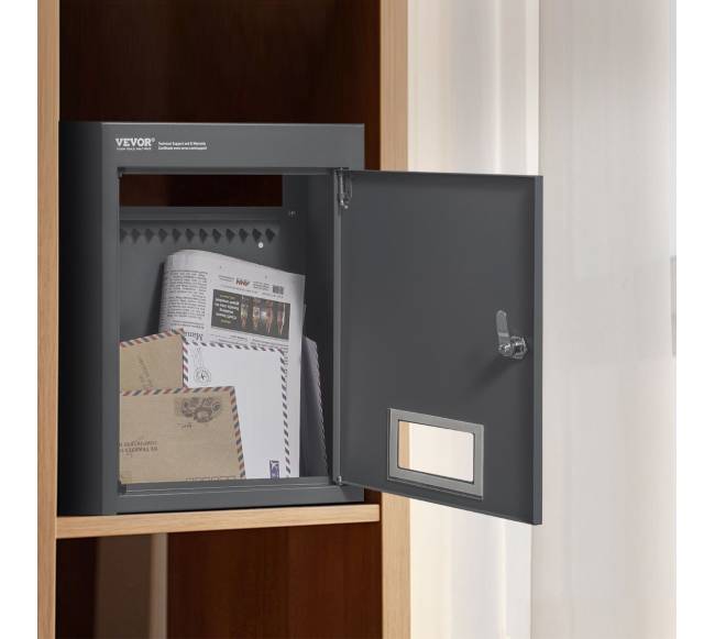 Per sieną montuojama pašto dėžutė su kodiniu užraktu7