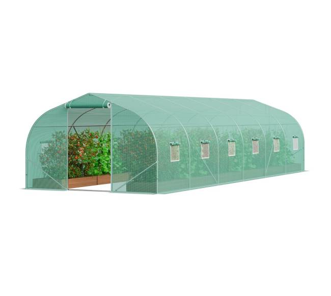 Įėjimo tunelio šiltnamis su cinkuotu rėmu0