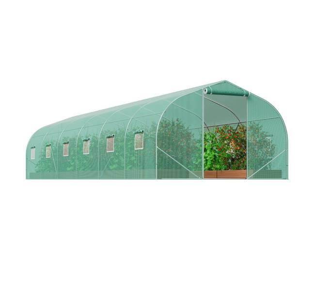 Įėjimo tunelio šiltnamis su cinkuotu rėmu8