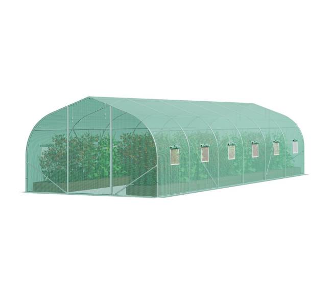 Įėjimo tunelio šiltnamis su cinkuotu rėmu9