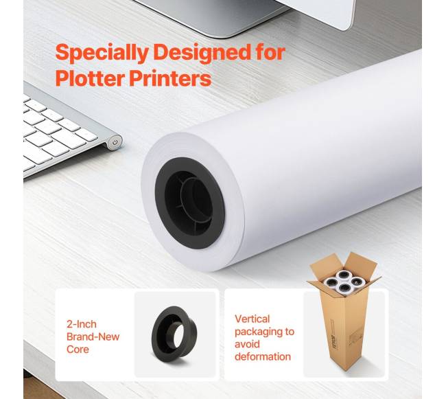 Plačiaformačio braižytuvo popierius CAD1