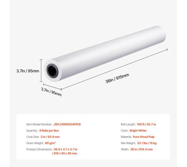 Plačiaformačio braižytuvo popierius CAD6