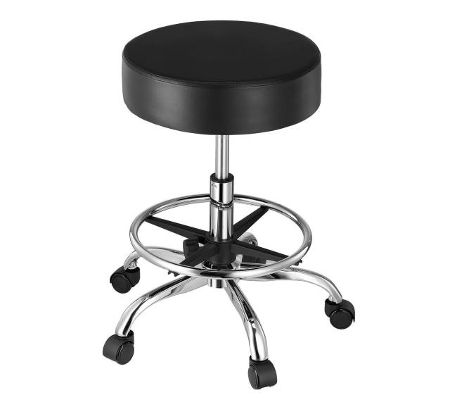 Apvalus pasukamas taburetė su ratukais10