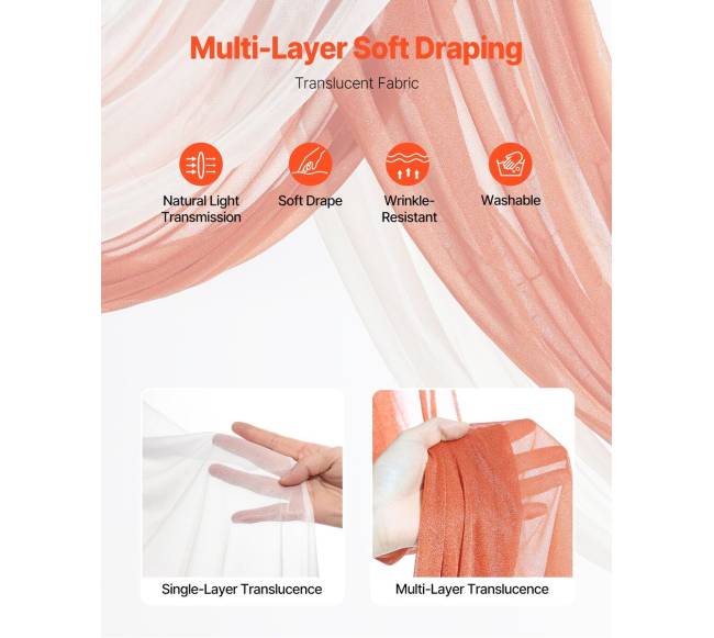 Vestuvinis arkos gėlių rinkinys su užuolaidomis2